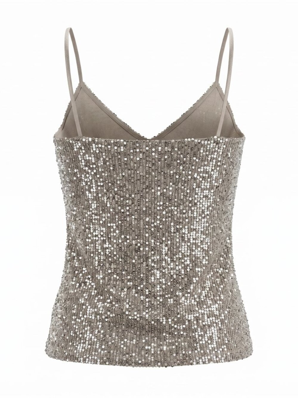River Island London Allover Sequin Tank - Picture 2 of 9